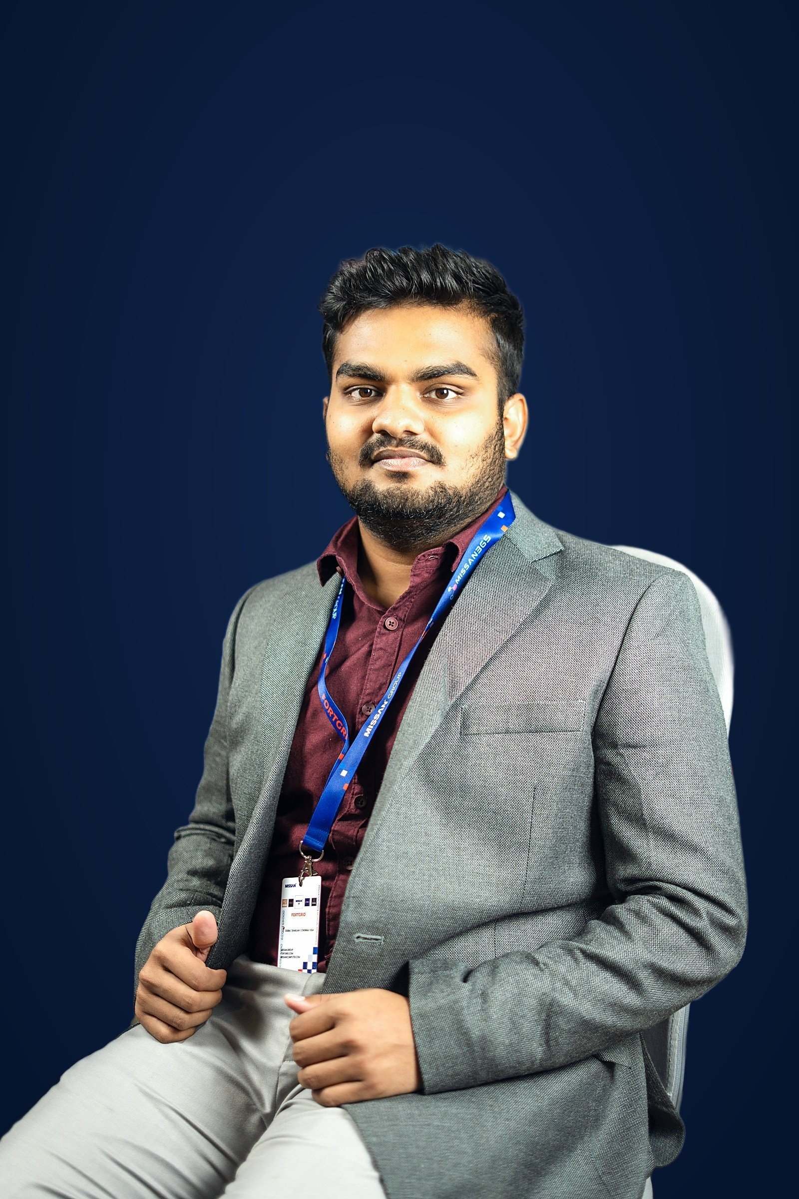 Tharun Kumaar U, Software Engineer at Missan, at the Sharjah head office