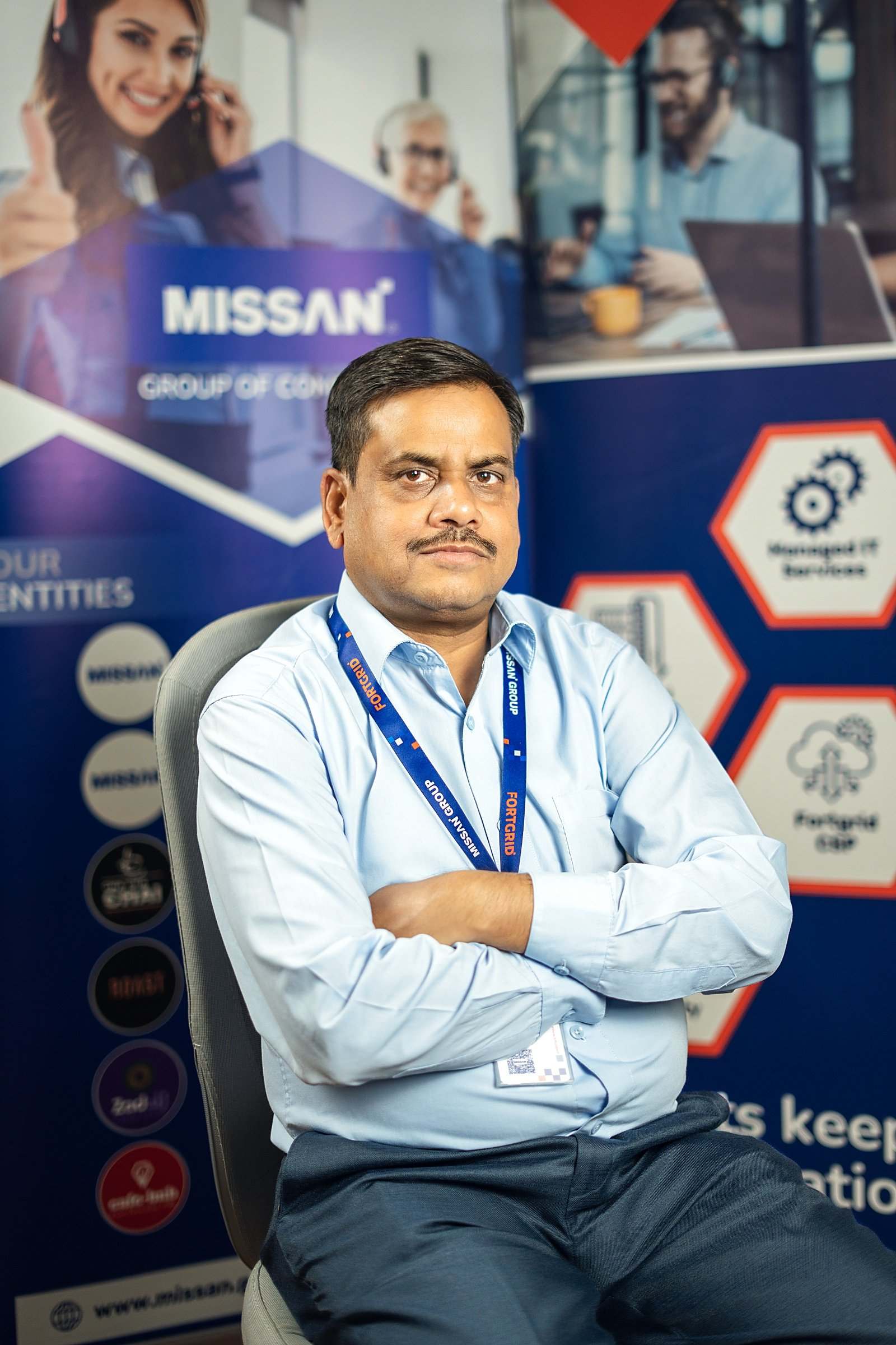 A senior member of the Missan delivery team in Sharjah