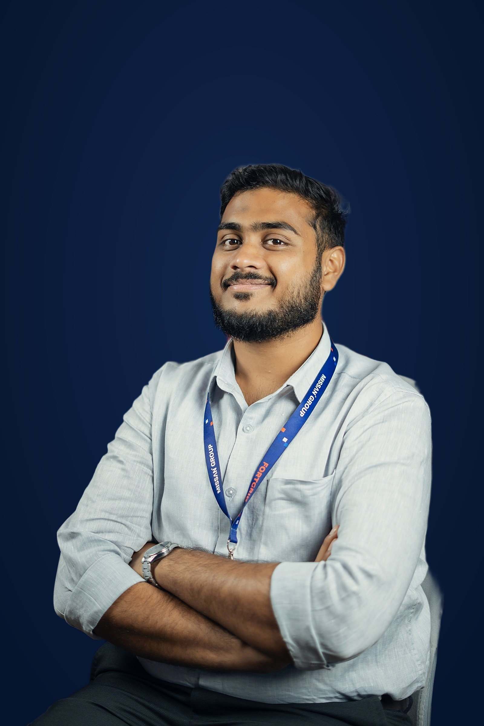 Mohamed Jahid, Support Engineer at Missan, at the Sharjah head office